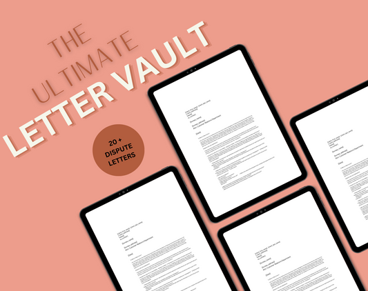 LETTER VAULT (FULL OF DISPUTE LETTERS)