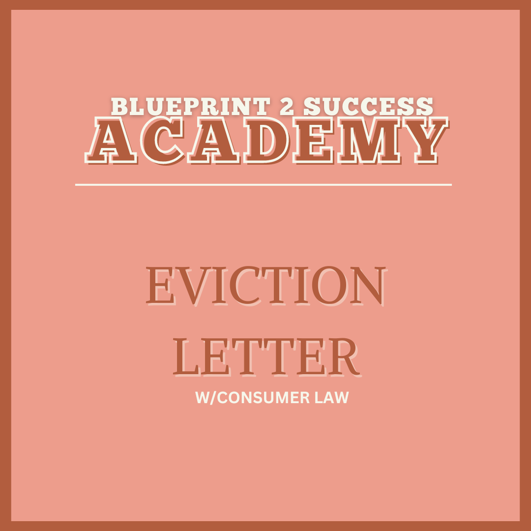 BLUEPRINT EVICTION LETTER