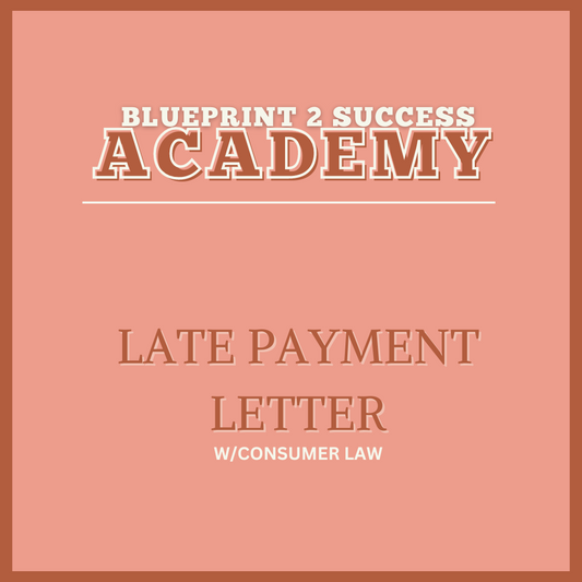 BLUEPRINT LATE PAYMENT LETTER